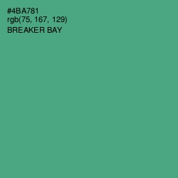 #4BA781 - Breaker Bay Color Image